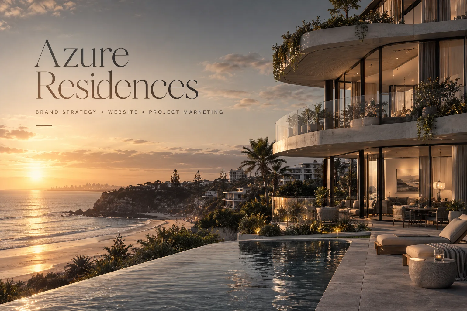 Azure Residences property branding and project marketing